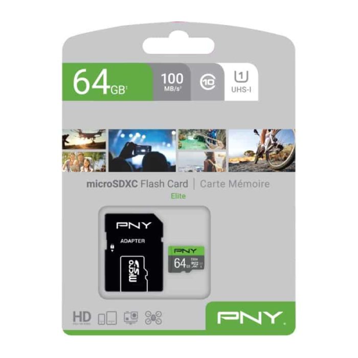 PNY Elite 64GB microSD Kart