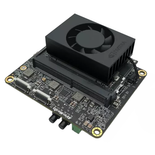 AVerMedia D133S taşıyıcı kart ile NVIDIA Jetson Orin Nano/NX modülü birleştirilerek oluşturulmuş hazır yapay zeka kiti