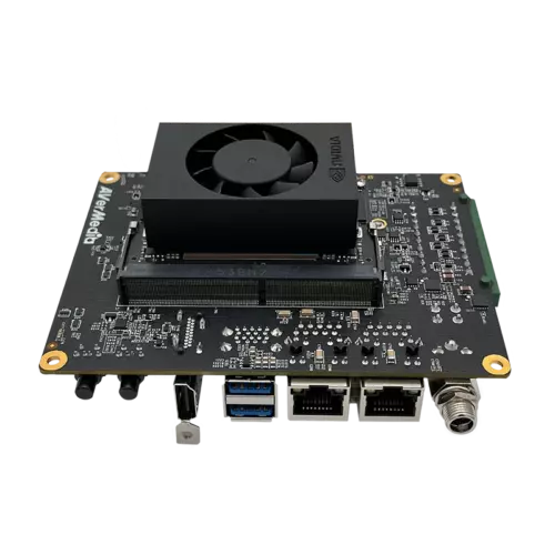 AVerMedia D115S Jetson Orin Nano/NX AI Kit, çift Ethernet, USB 3.0 ve HDMI portlarıyla