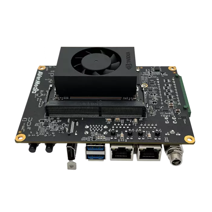 AVerMedia D115S Jetson Orin Nano/NX AI Kit, çift Ethernet, USB 3.0 ve HDMI portlarıyla